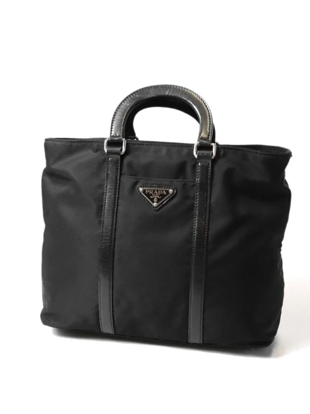 Prada Tote Bag Nylon Black